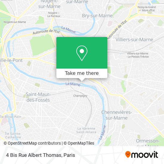 4 Bis Rue Albert Thomas map