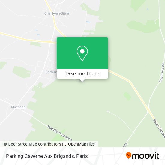 Parking Caverne Aux Brigands map