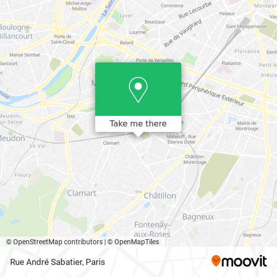 Rue André Sabatier map