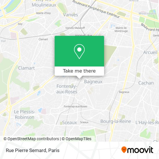 Mapa Rue Pierre Semard