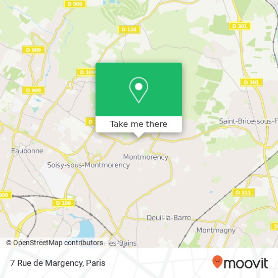 7 Rue de Margency map