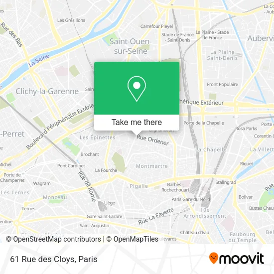 61 Rue des Cloys map