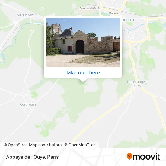 Abbaye de l'Ouye map