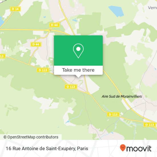 16 Rue Antoine de Saint-Exupéry map