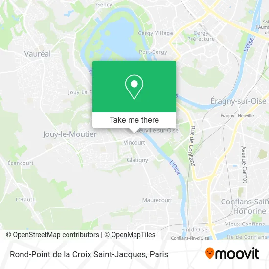 Rond-Point de la Croix Saint-Jacques map