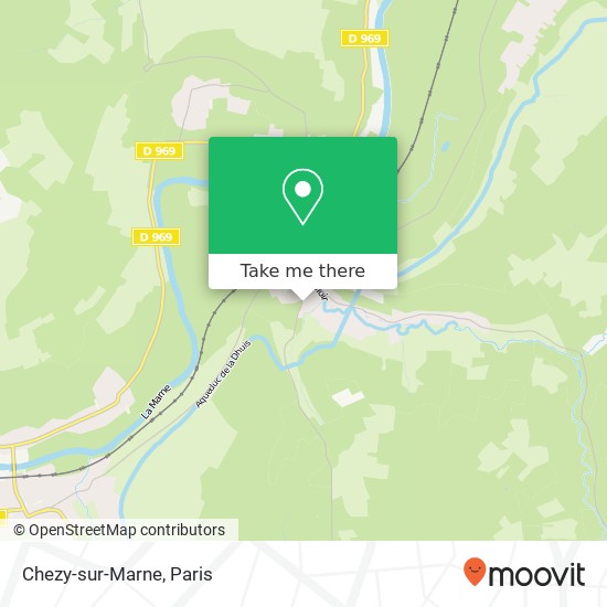 Chezy-sur-Marne map