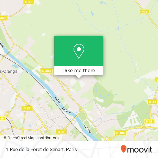 1 Rue de la Forêt de Sénart map