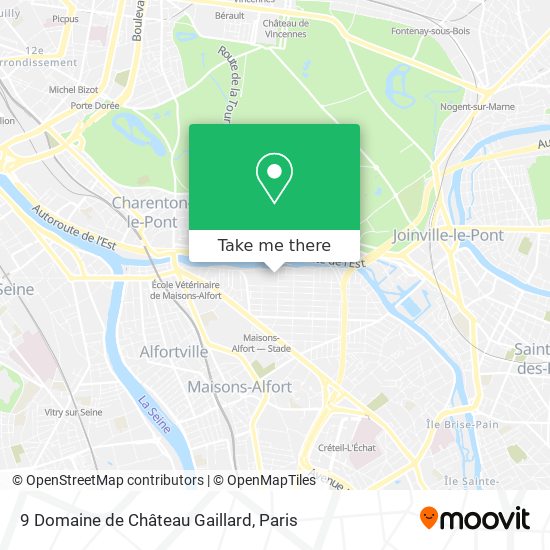 9 Domaine de Château Gaillard map