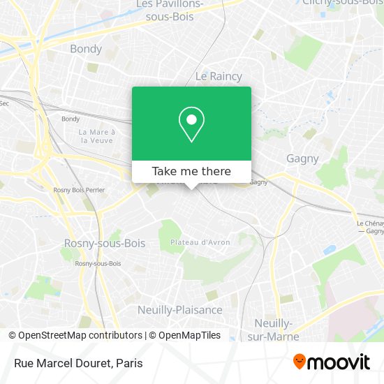 Mapa Rue Marcel Douret