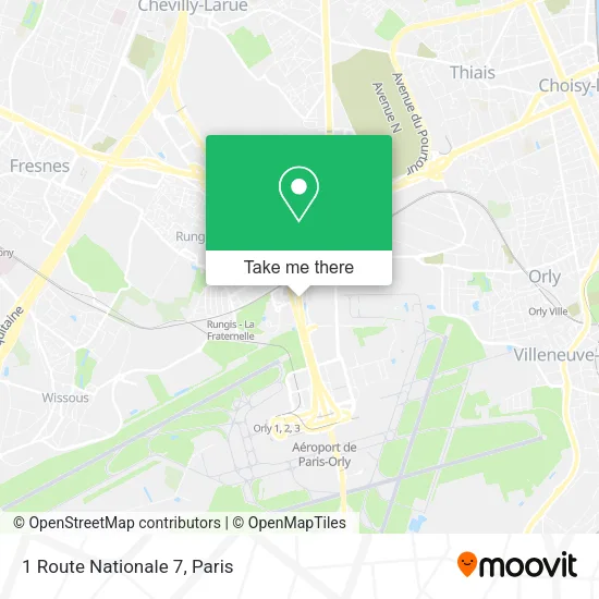 1 Route Nationale 7 map