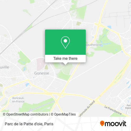 Parc de la Patte d'oie map