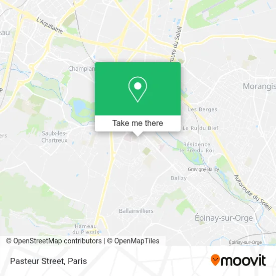 Rue Pasteur map