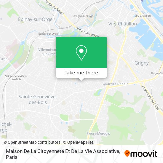 Mapa Maison De La Citoyenneté Et De La Vie Associative