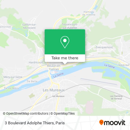Mapa 3 Boulevard Adolphe Thiers