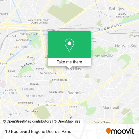 10 Boulevard Eugène Decros map