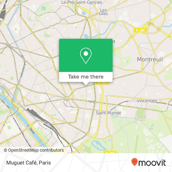 Mapa Muguet Café