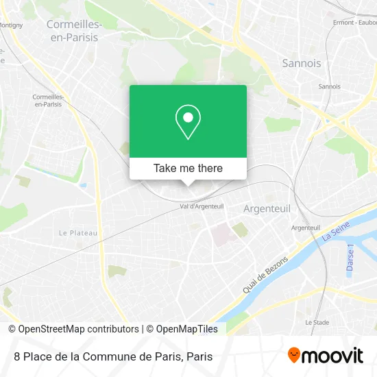 8 Place de la Commune de Paris map