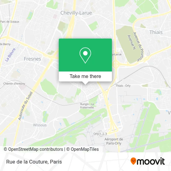 Rue de la Couture map