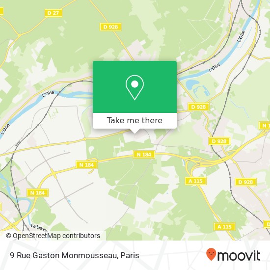 9 Rue Gaston Monmousseau map