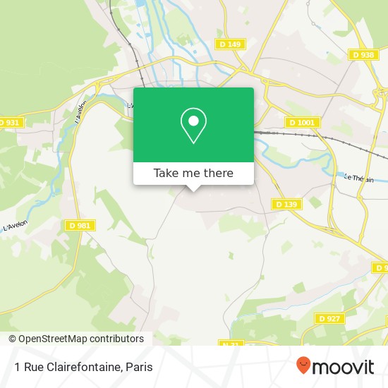 1 Rue Clairefontaine map