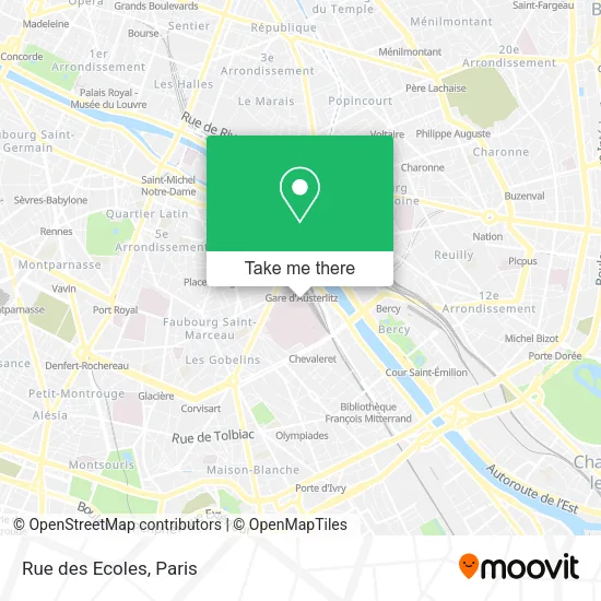 Rue des Ecoles map