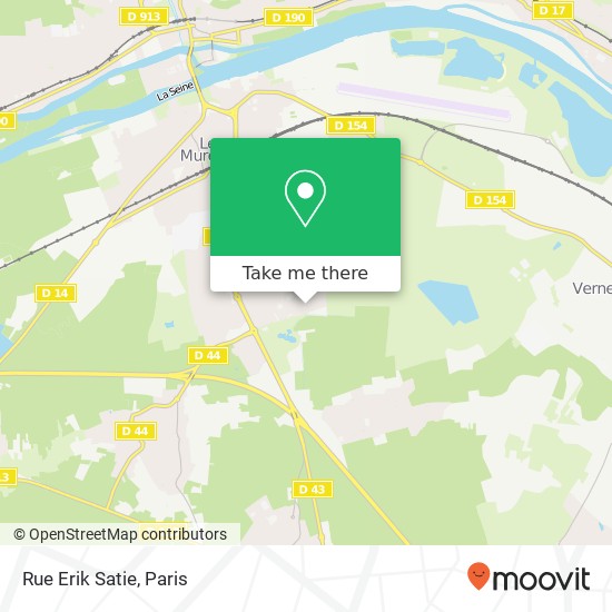 Mapa Rue Erik Satie