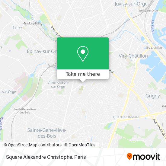 Mapa Square Alexandre Christophe