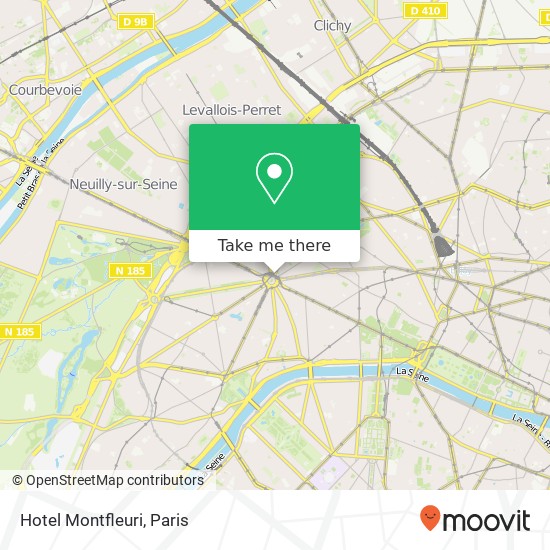 Mapa Hotel Montfleuri