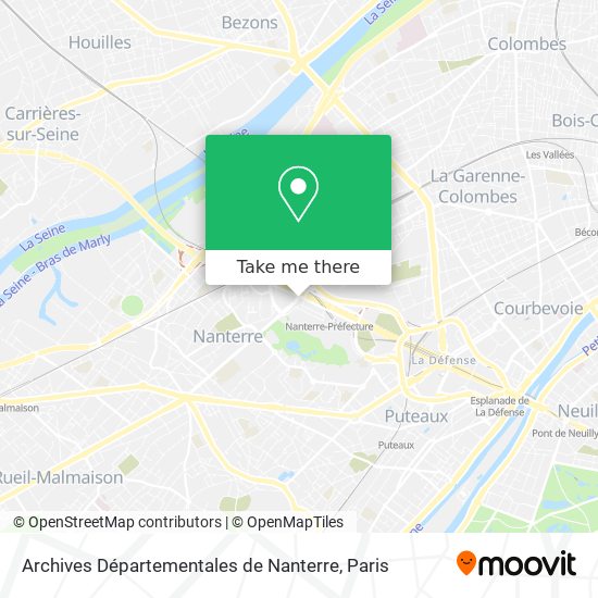 Archives Départementales de Nanterre map