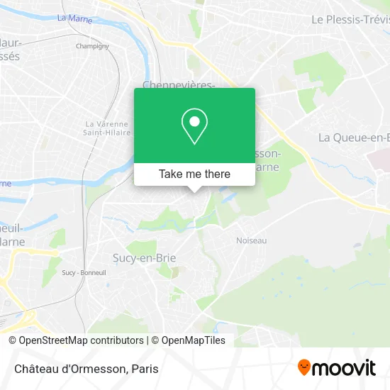 Château d'Ormesson map