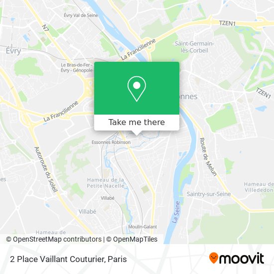 2 Place Vaillant Couturier map