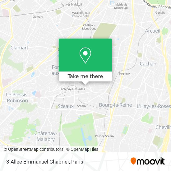 3 Allée Emmanuel Chabrier map