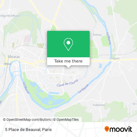 Mapa 5 Place de Beauval