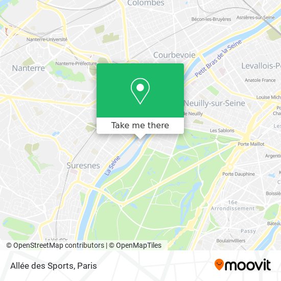 Allée des Sports map