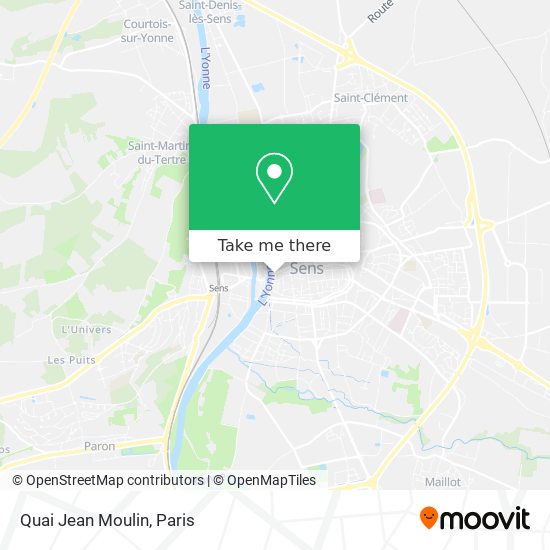 Mapa Quai Jean Moulin