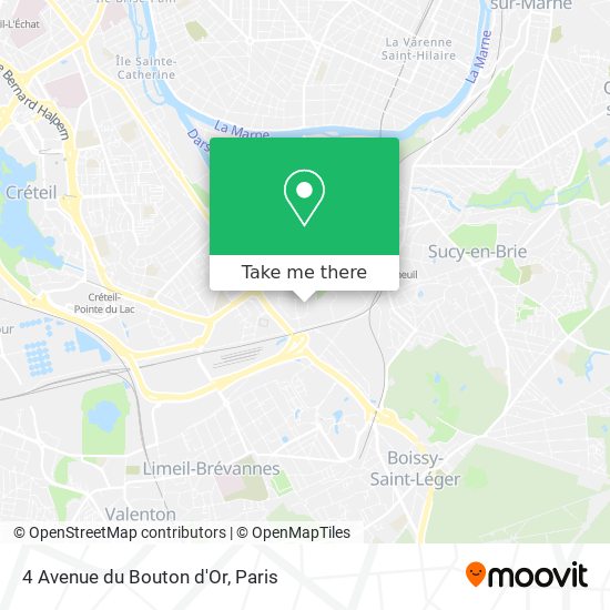 4 Avenue du Bouton d'Or map