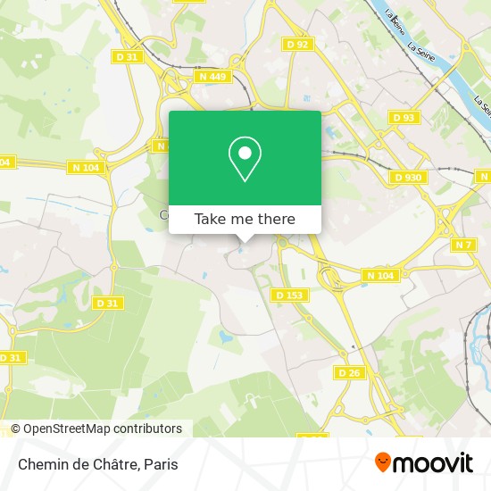 Chemin de Châtre map