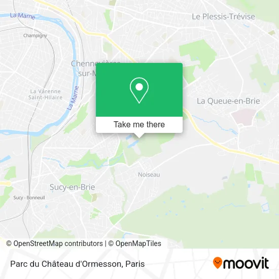 Parc du Château d'Ormesson map