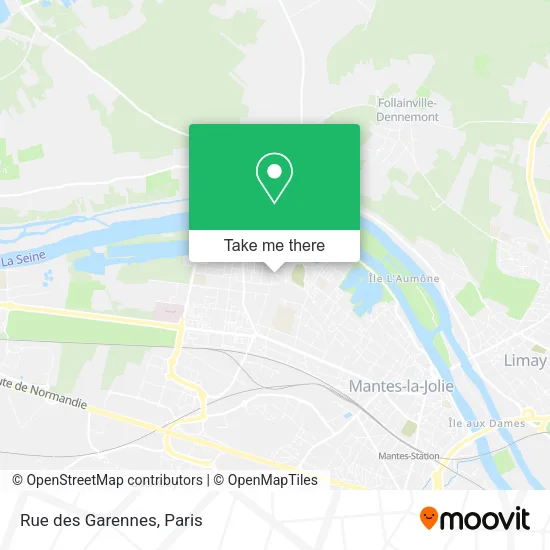 Rue des Garennes map