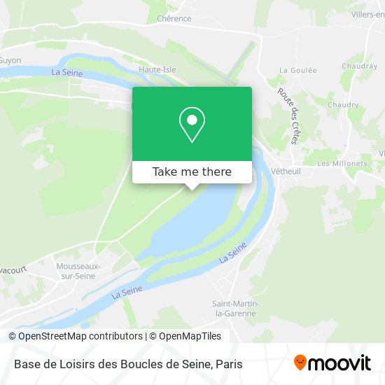 Base de Loisirs des Boucles de Seine map