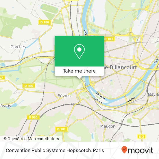 Mapa Convention Public Systeme Hopscotch