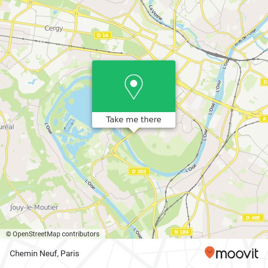 Chemin Neuf map