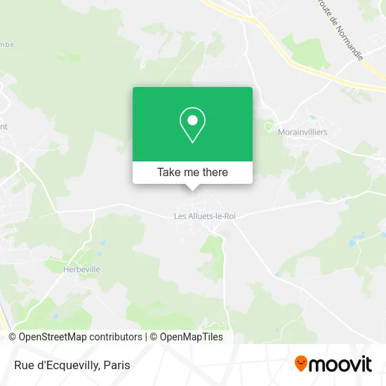 Rue d'Ecquevilly map