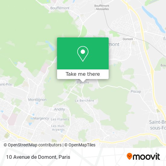 10 Avenue de Domont map