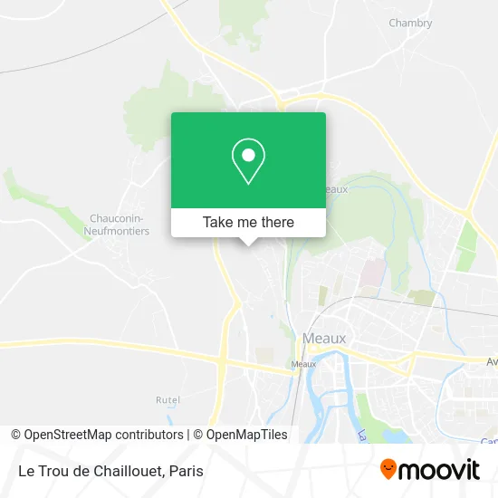 Le Trou de Chaillouet map