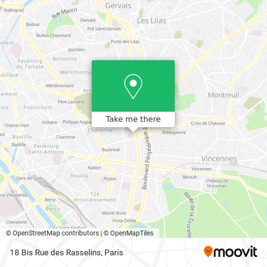 18 Bis Rue des Rasselins map