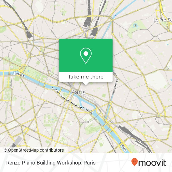 Renzo Piano Building Workshop map