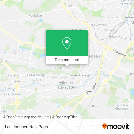 Les Joncherettes map