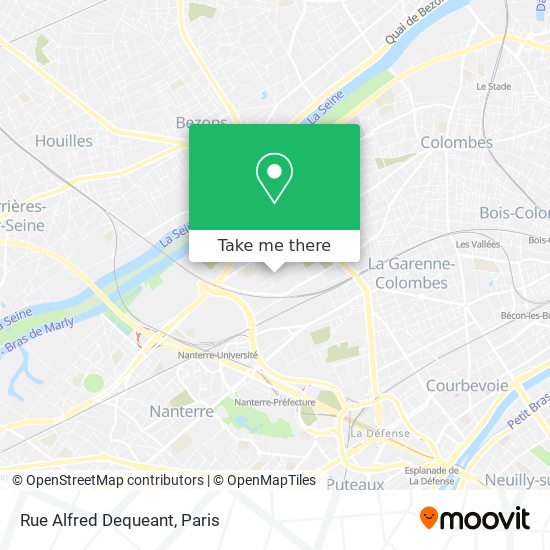 Rue Alfred Dequeant map