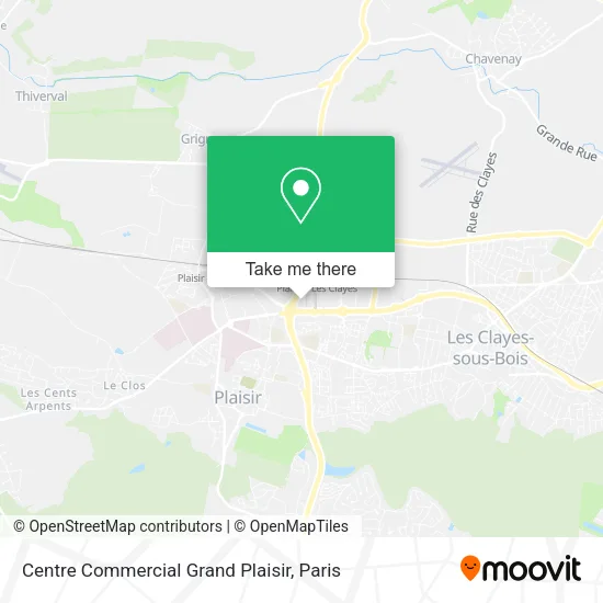 Centre Commercial Grand Plaisir map